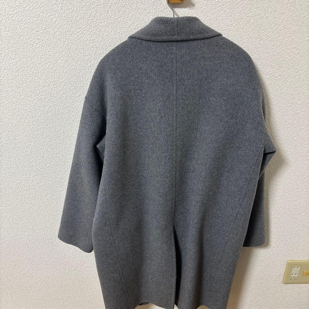 T*T様 evernavy リバー Pコート ウールコート グレーM