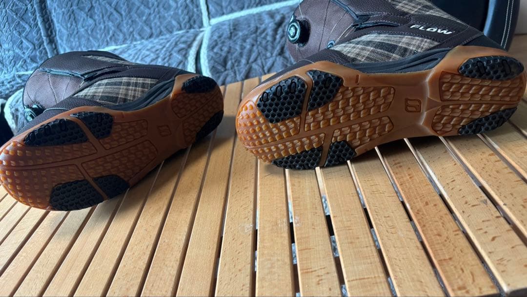 【使用感極少】FLOW RIVAL メンズ ブーツ29cm ボア（ダイヤル式）