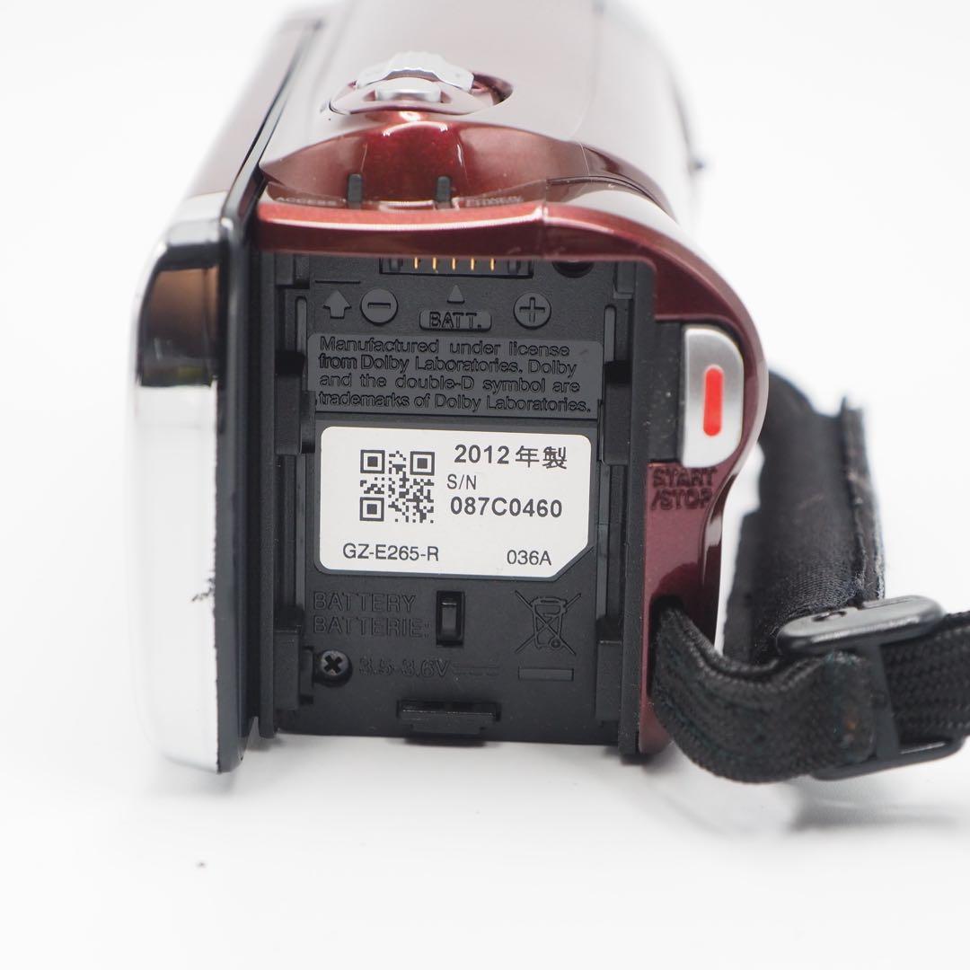ビデオカメラ JVC GZ-E265 フルHD 動作確認済 充電器、バッテリー付