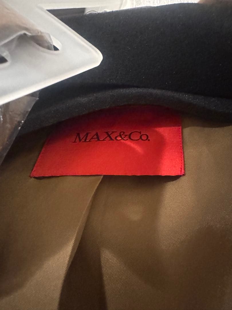 【美品】マックスアンドコー ラナウェイ ショートラン キャメル コート 40