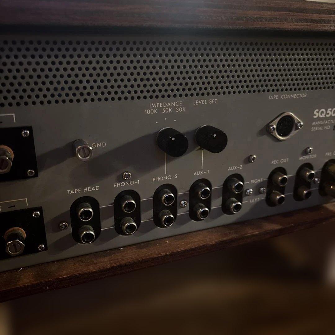 LUXＭＡＮラックスマンSQ-505プリメインアンプ