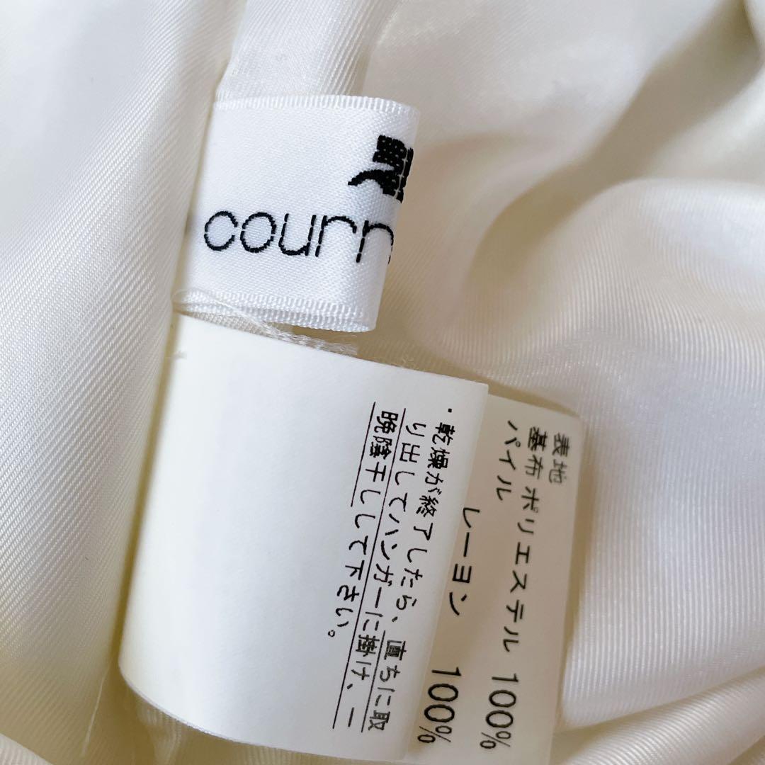 極美品♡courreges クレージュ ロゴマーク ひざ丈ワンピース