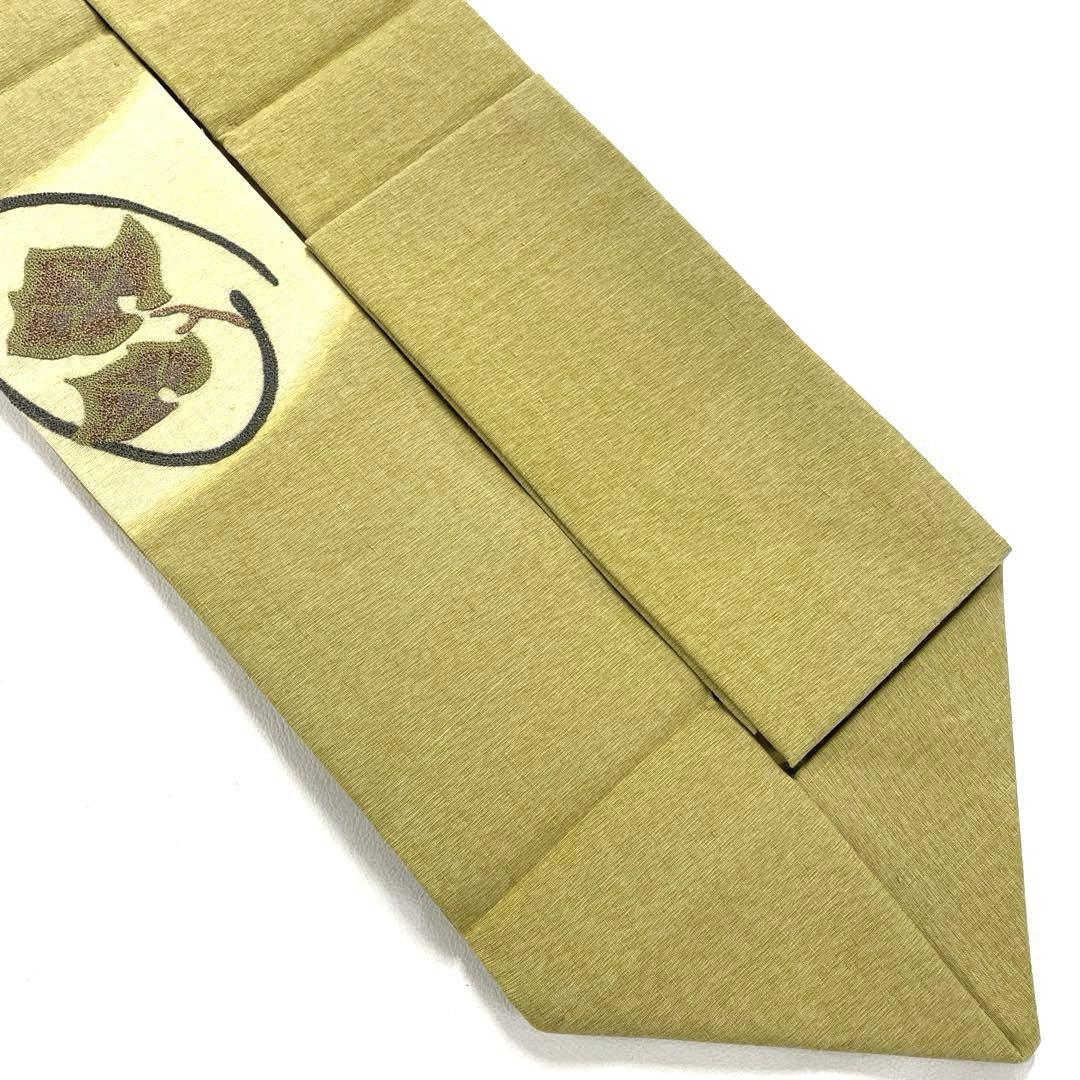 専用帯5873●かねだ呉服店扱い 高級正絹 相良刺繍 名古屋仕立て名古屋帯成り物