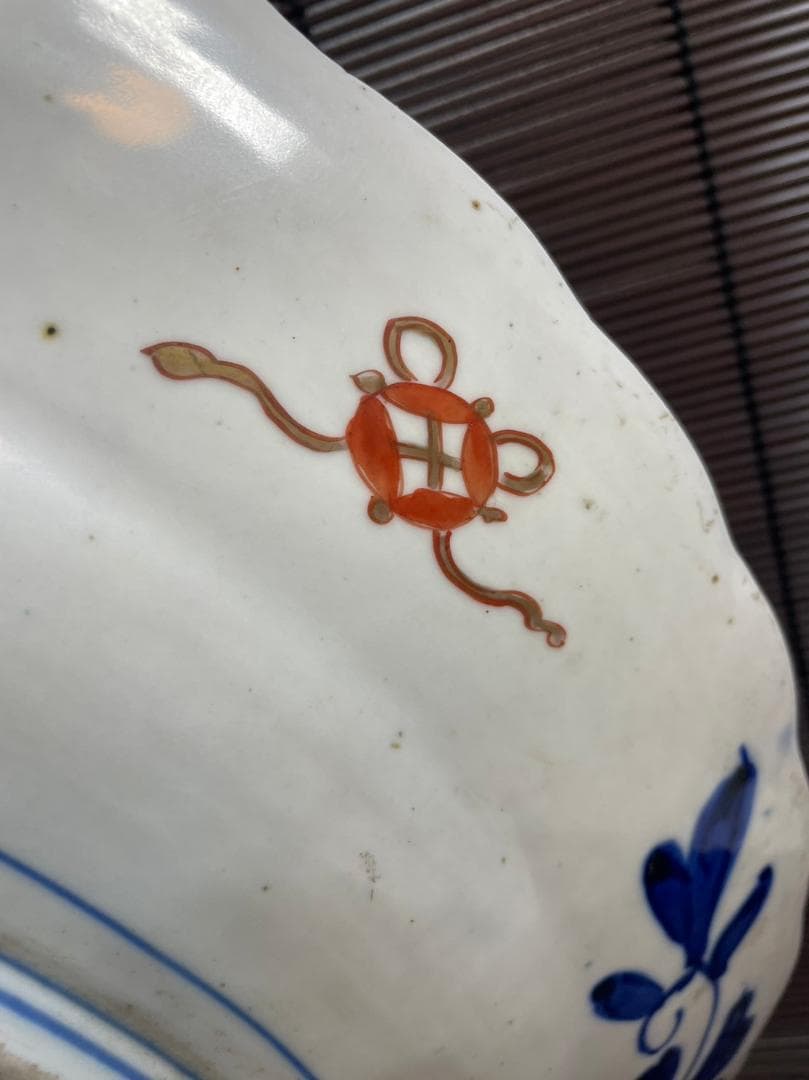 『古伊万里』大皿　骨董品　江戸時代　直径45cm