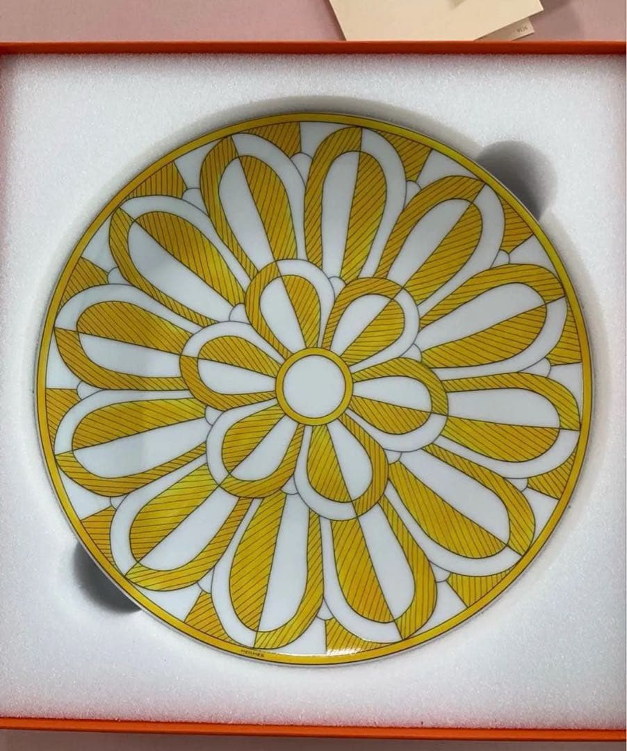 未使用品 エルメス デザートプレート ソレイユ・ドゥ・エルメス No2 2枚