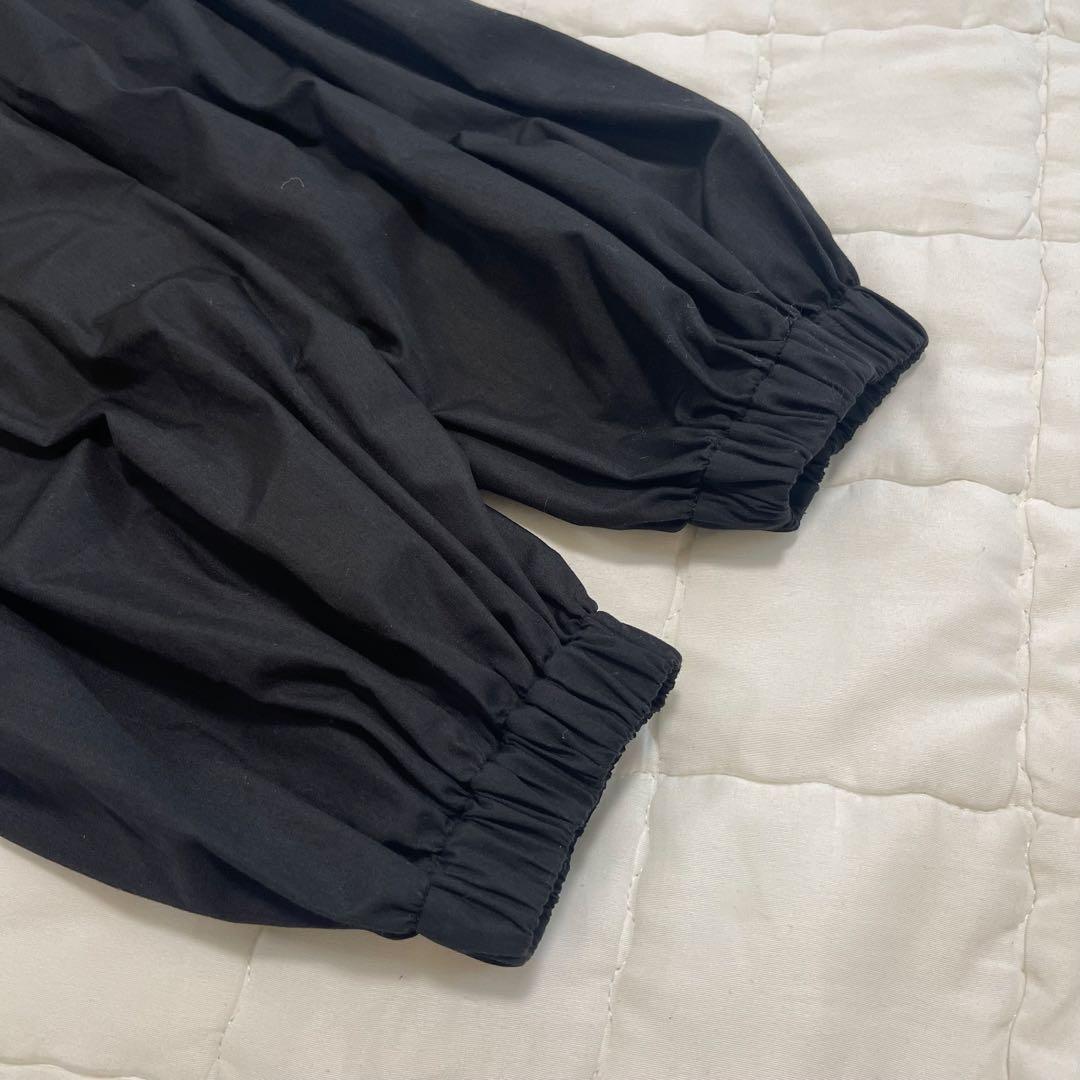 ヨリ　yori ボリュームギャザーブラウス　ブラック　黒 2021年製