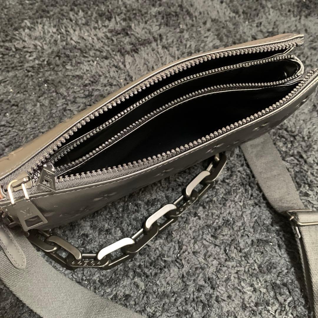 本日限定価格 ノベルティ モノグラム ショルダーバッグ オールブラック