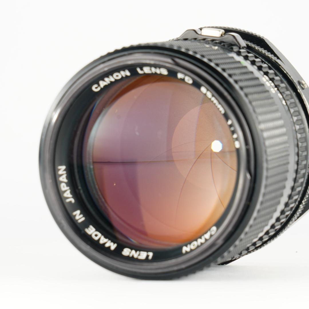 【整備＆テスト済】Canon New FD 85mm F1.8 520 109