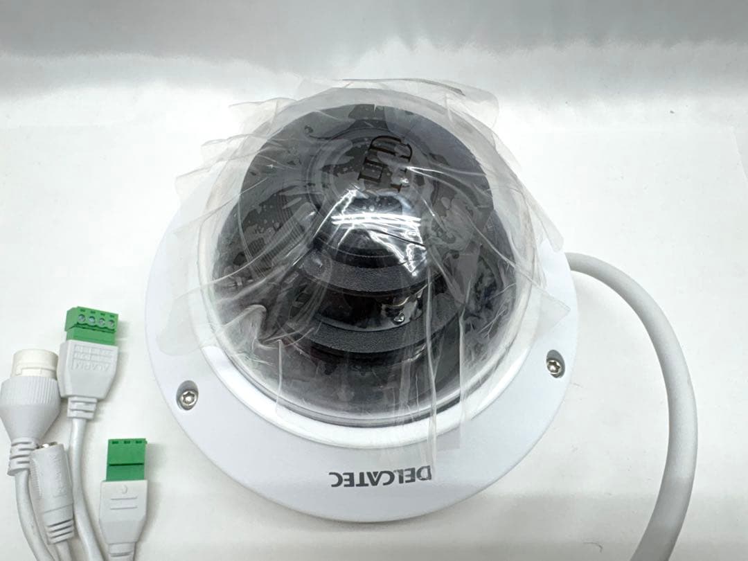 ①DXアンテナ ドーム型ネットワークカメラ ＆ 4ch対応レコーダー