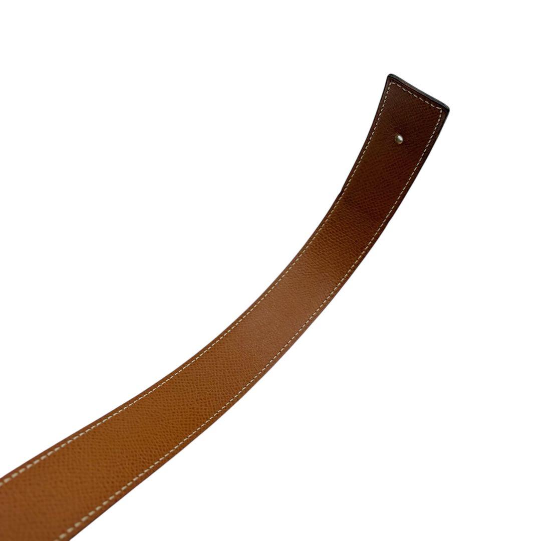 ⭐️良品⭐️ エルメス レザー ベルト 70 ブラウン ブラック