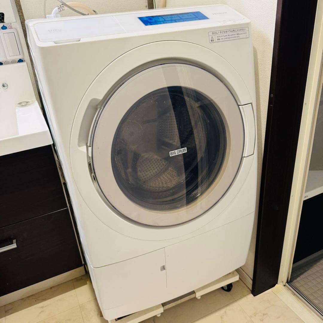 設置取付まで無料✨日立 最高品質 ドラム式洗濯乾燥機 12kg 新生活応援！