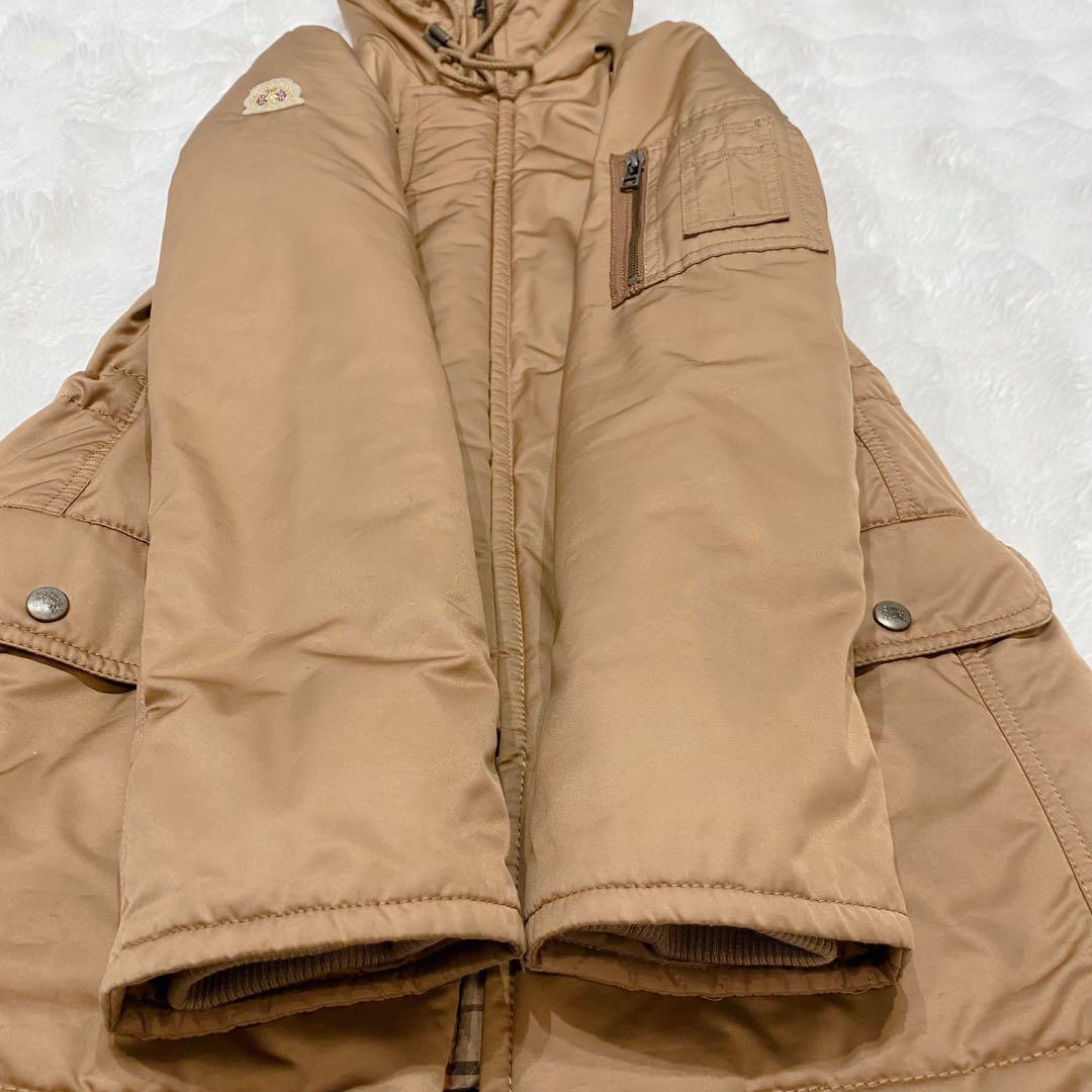 バーバリーブルーレーベル コート ダウン 中綿ジャケット 替えボタン付き 36