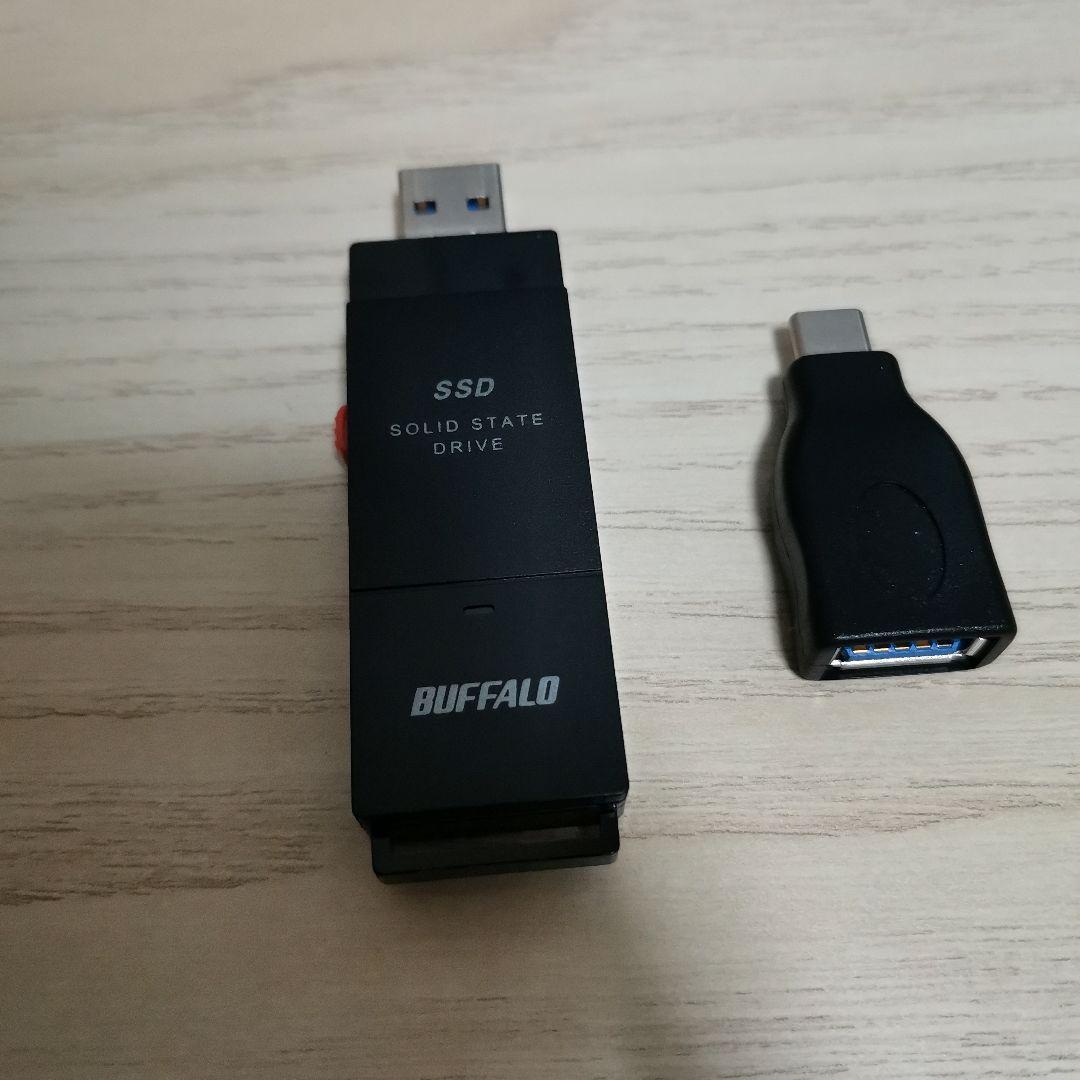 バッファロー 1TBスティックSSD SSD-SCT1.0U3-BA
