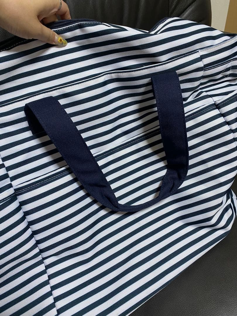 【美品】 パーリーゲイツ ボストンバッグ　ボーダー柄　PEARLY GATES