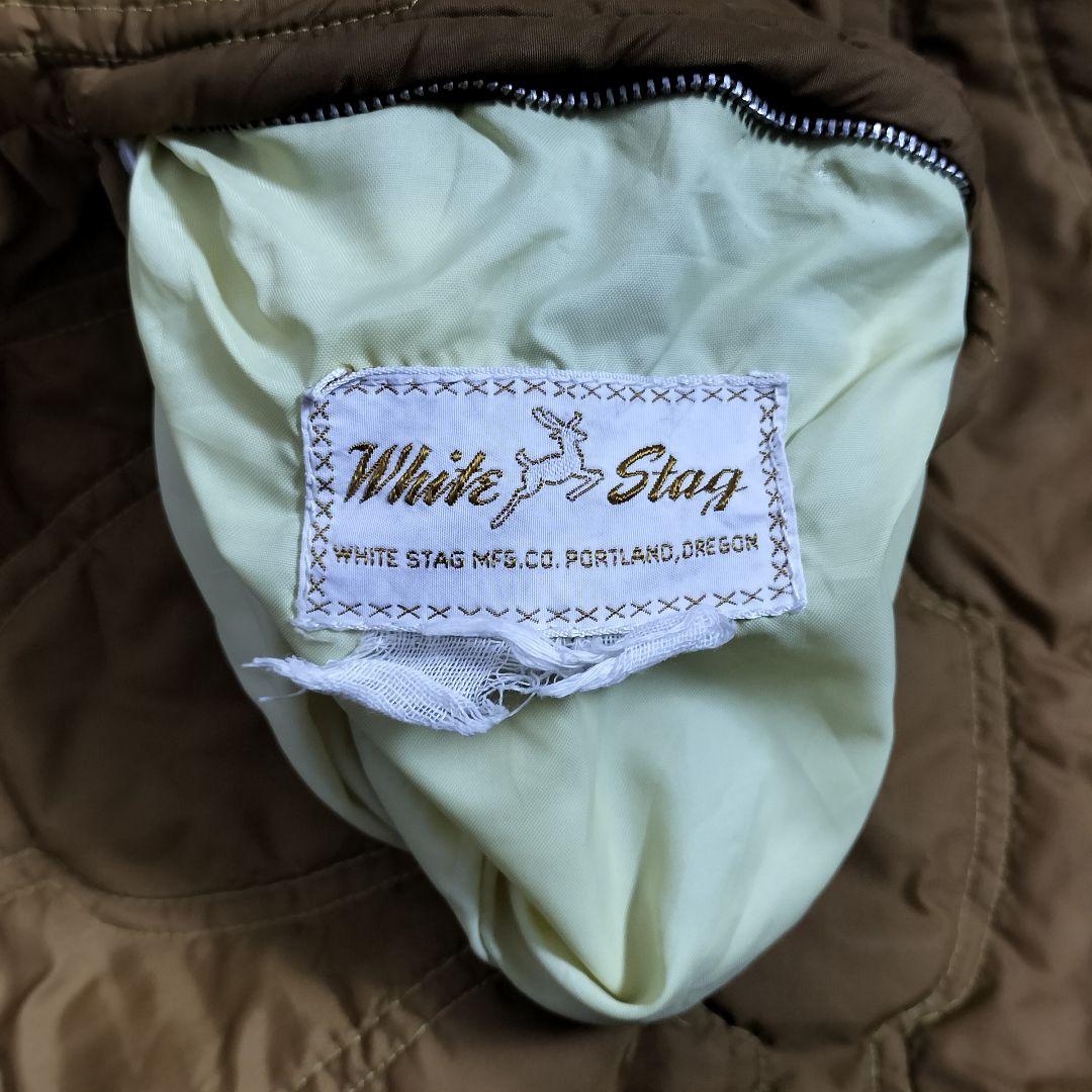 60s ホワイトスタッグ キルティングジャケット アメリカ製 タロンジッパー