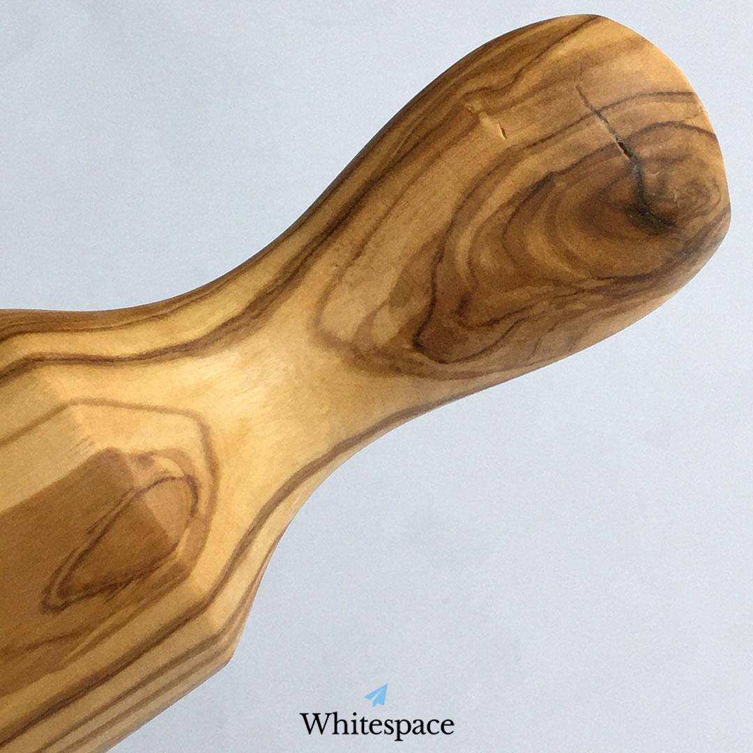 大自然を道具として使う。オリーブウッドで作られためん棒/ローリングピン425新品
