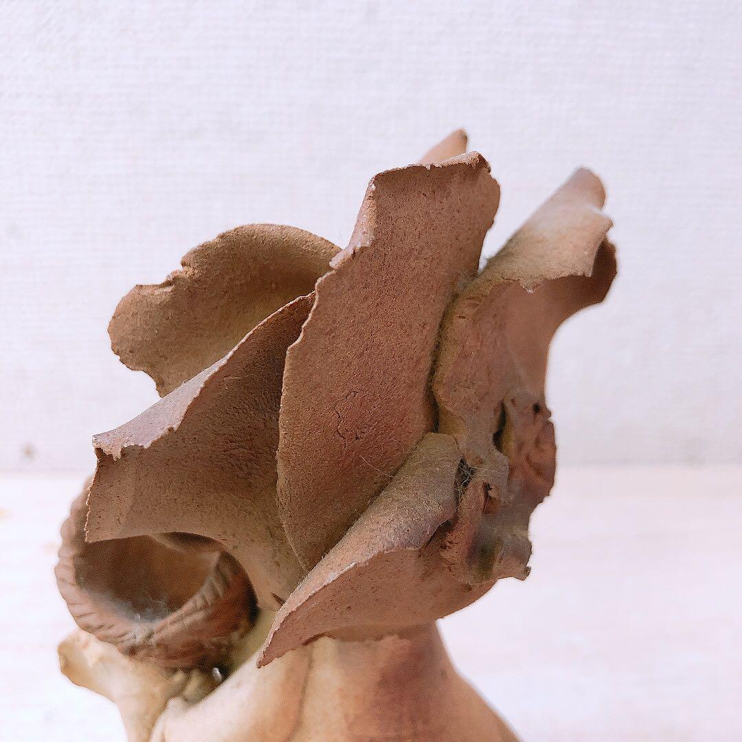 N*g様 ②竹内祥子 陶器作品 陶人形 森の精 薔薇の花 ビスクドール アンティ