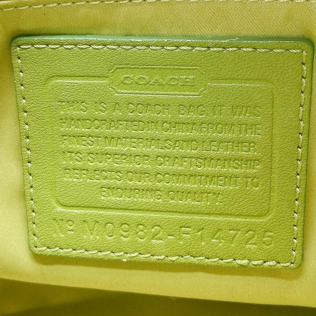 ✨美品✨COACH コーチ ハンドバッグ シグネチャー パッチワーク フラワー