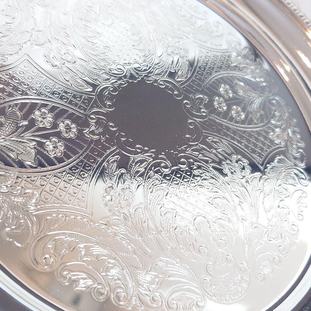 イギリス製　シルバープレート　シルバートレイ