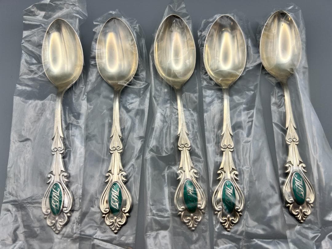 STERLING　刻印　 銀製　スプーン　5点　重量約１０１g