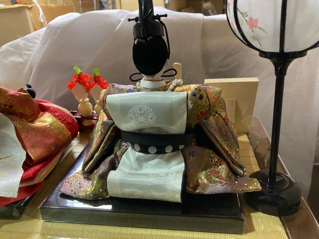 【一点限り】雛人形 収納飾り　3段 　D36