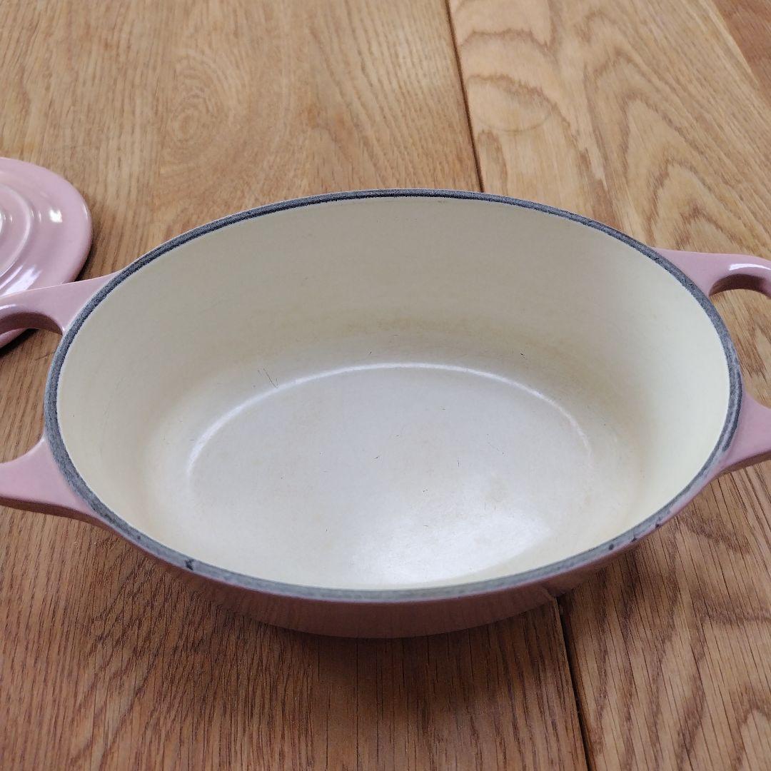 ルクルーゼ　ル・クルーゼ　17cm　オーバル　キャセロール　ピンク