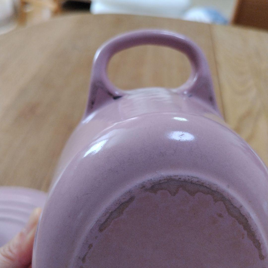 ルクルーゼ　ル・クルーゼ　17cm　オーバル　キャセロール　ピンク