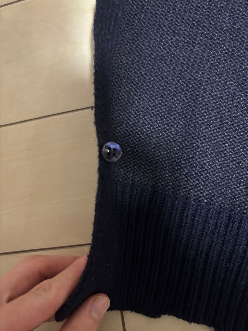 Maison Margiela マルジェラ Vネック ニットベスト ネイビー