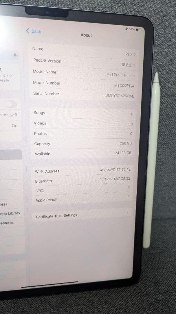 iPad Pro 11\" 第1世代 256 GB+ケース+Apple Pen