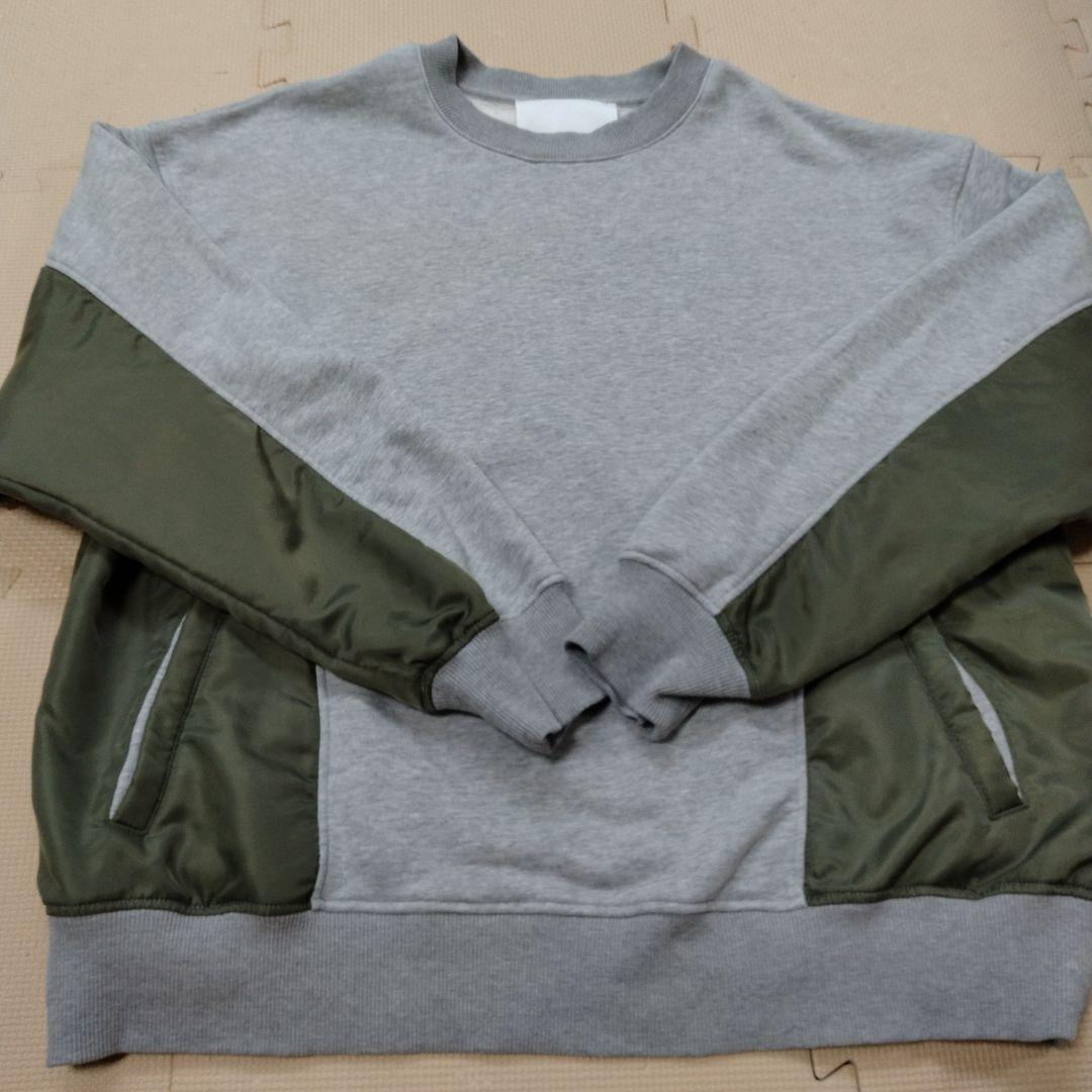 chuclla チュクラ 異素材パネルデザイン 2トーン プルオーバー