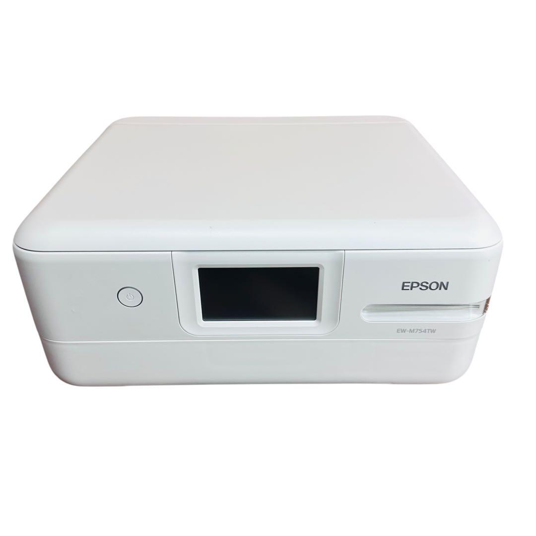 総印刷枚数36枚　純正インク付き　EPSON　EW-M754TW　プリンター