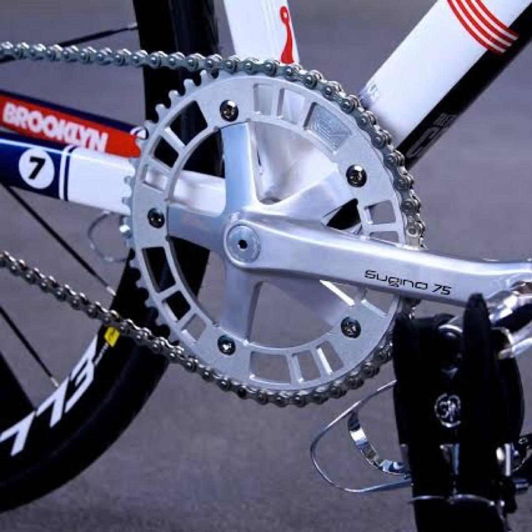 【美品】AARN track chainring silver 47t