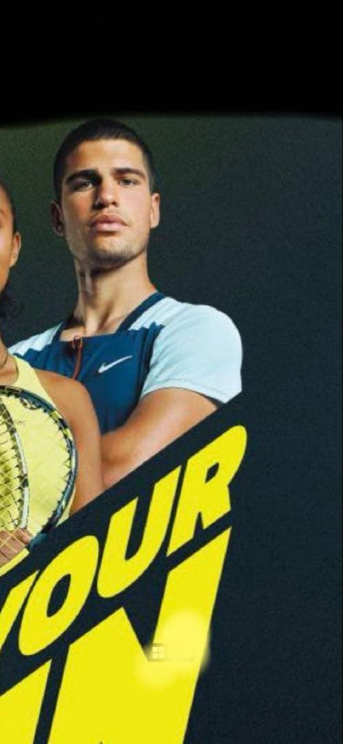 極美品ナイキ　テニスウェア　アルカラス，シナー,ティアフォー、ルーネ着用モデル