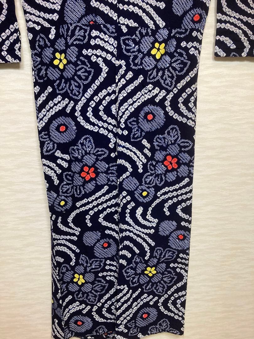 有松絞り　絞り浴衣　② 身丈158