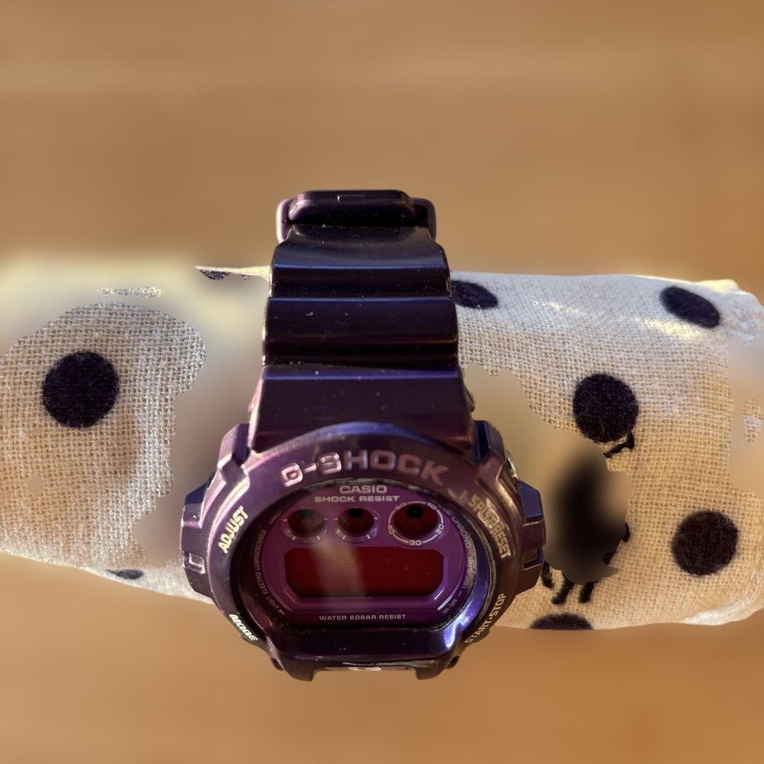希少Ｇ－SHOCK DW6900cc :クレイジーカラーズ　gショック 紫
