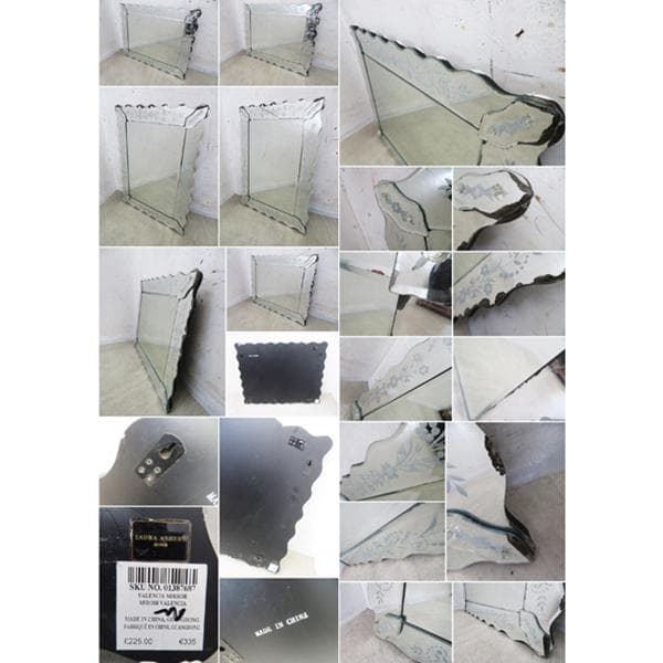 美品■ローラアシュレイ■ベネチアンミラー■ウォールミラー■高級■壁掛け鏡■