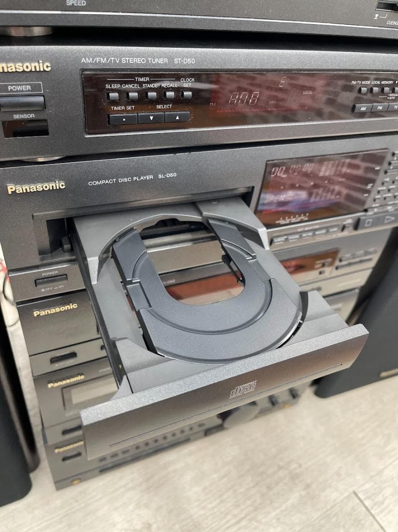 パナソニック システムコンポ 通電確認 動作難有り SUD-50 SB-D50