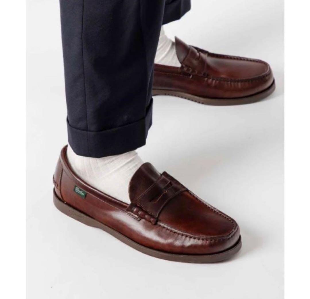 6.5【美品】CORAUX コロー PARABOOT ローファーパラブーツ