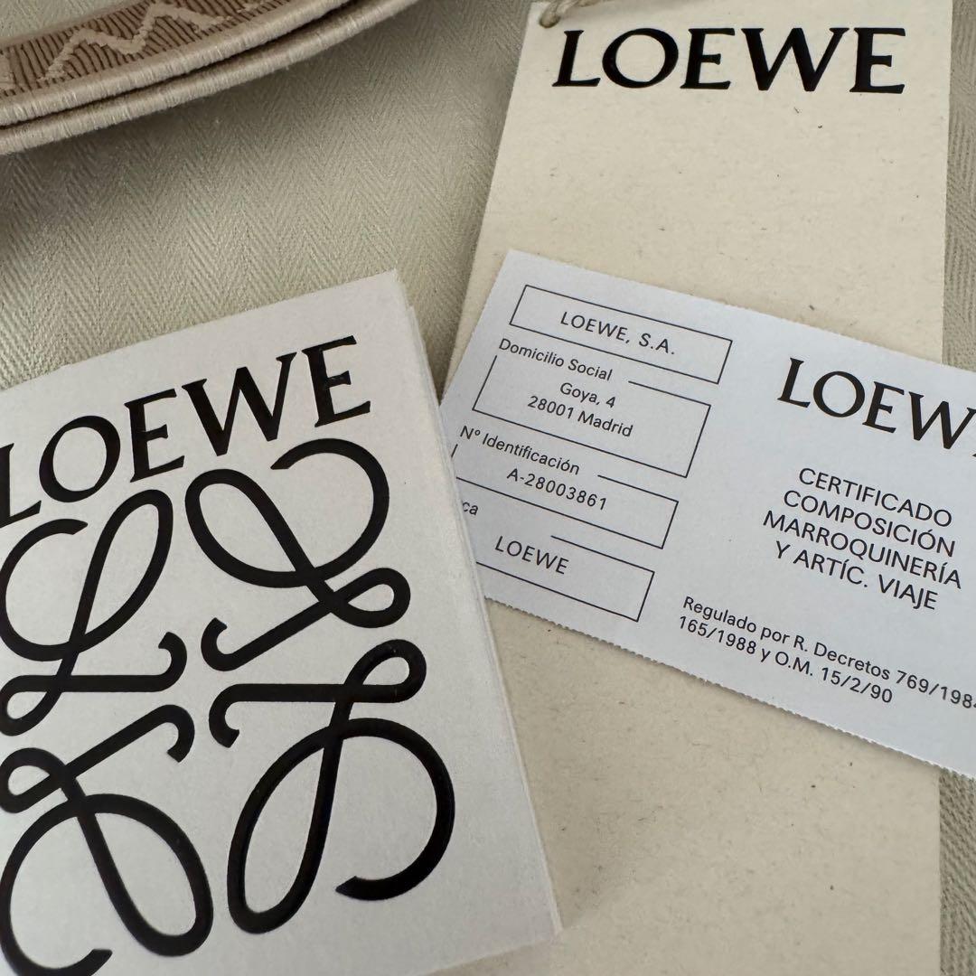 LOEWE 新品 かごバッグ SLIT MINI BAG ナチュラルタン ロエベ