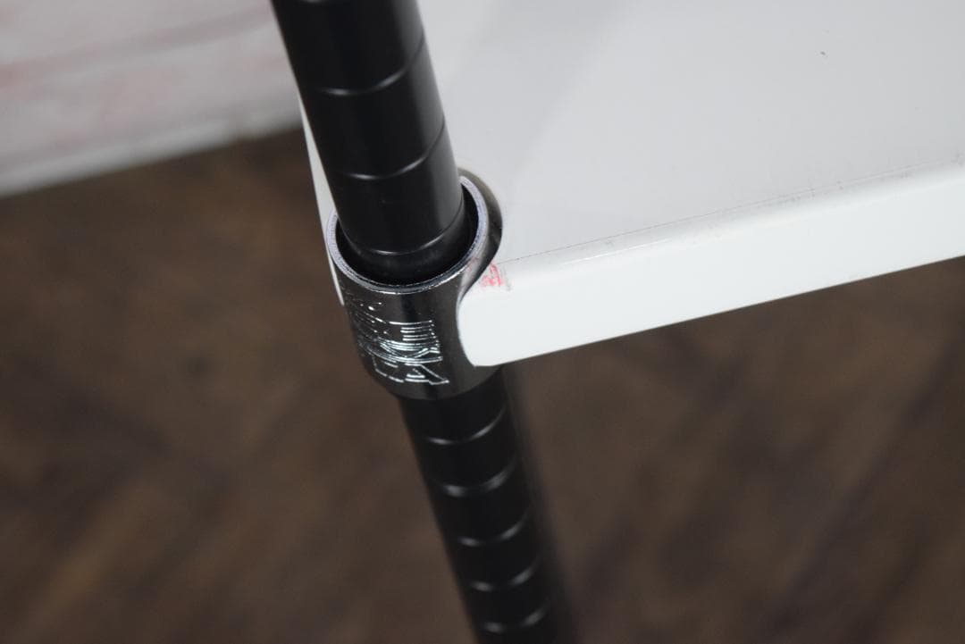 【在庫2台】ホームエレクター ワイヤーシェルフ 3方クロスバー ウッドシェルフ