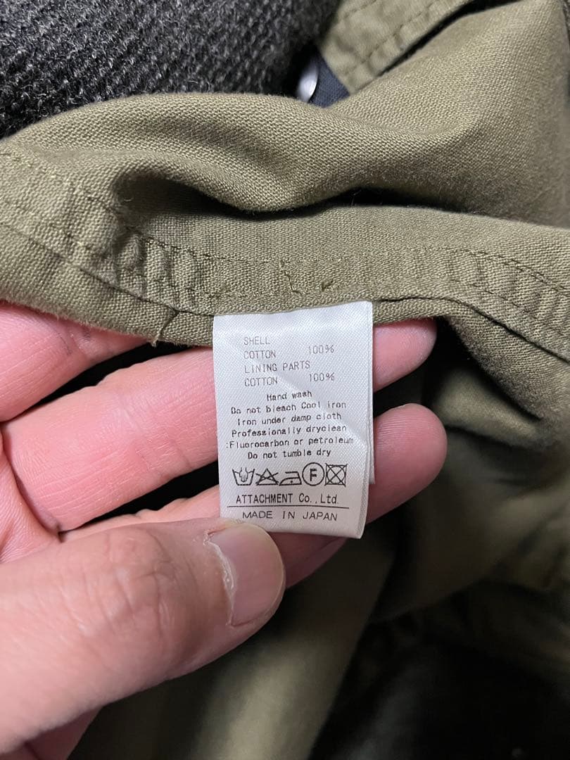 アタッチメント　モッズコート　size1