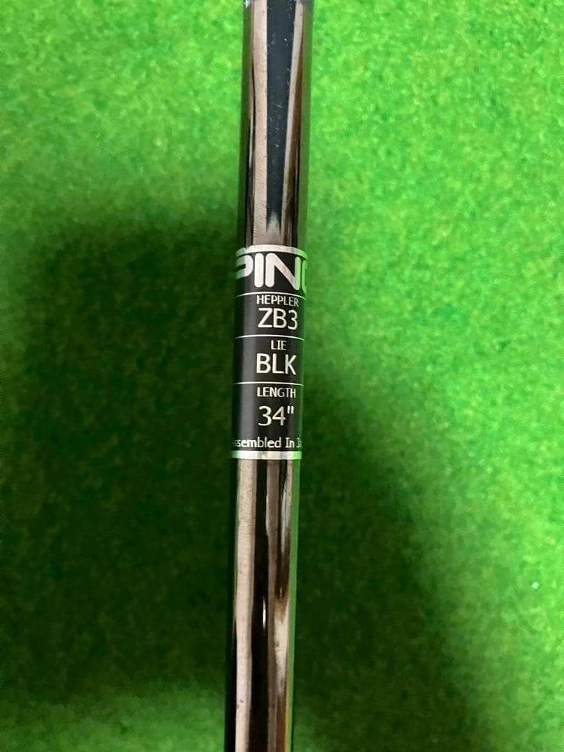 PING ヘプラーZB3　パター ヘッドカバー付き