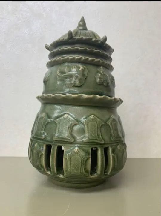 中国元•明竜泉窯蔵　骨董　古美術　唐物コレクション　江戸アンティーク青磁　縁起物