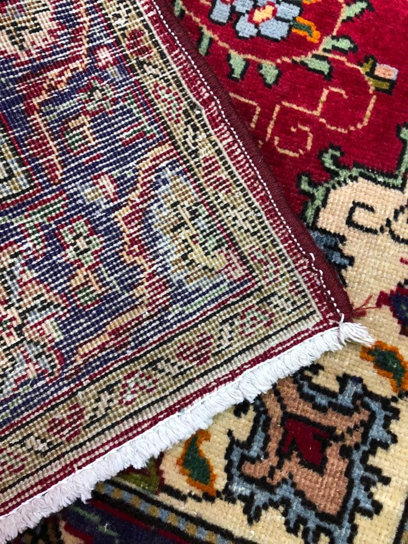 ペルシャ絨毯 ヴィンテージラグ 145×95cm 手織り オールドpersia