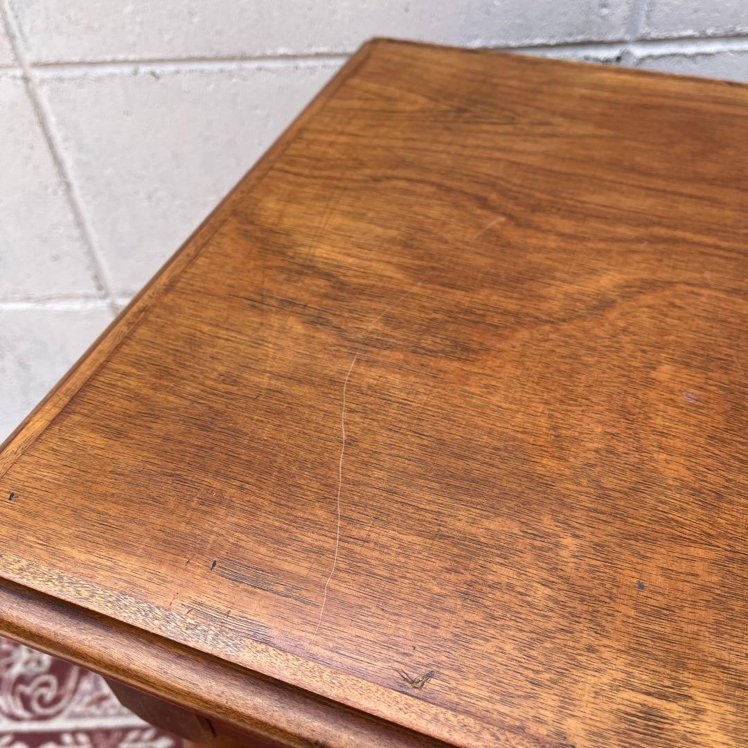 古家具ビンテージ品◾️引き出し付き 飾り棚 ディスプレイ棚 電話台 木製家具