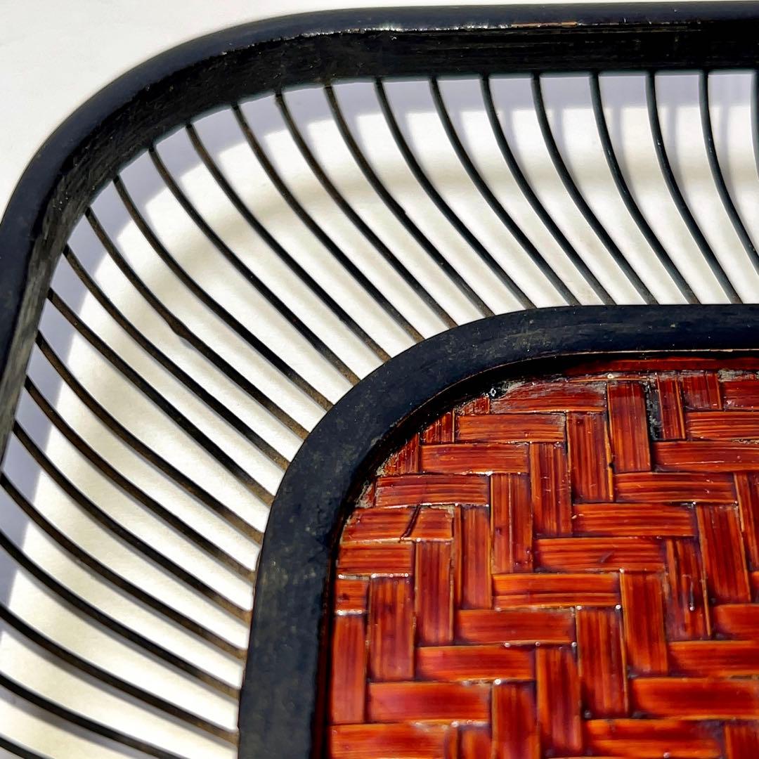 希少古物 駿河竹千筋細工 タイプ１