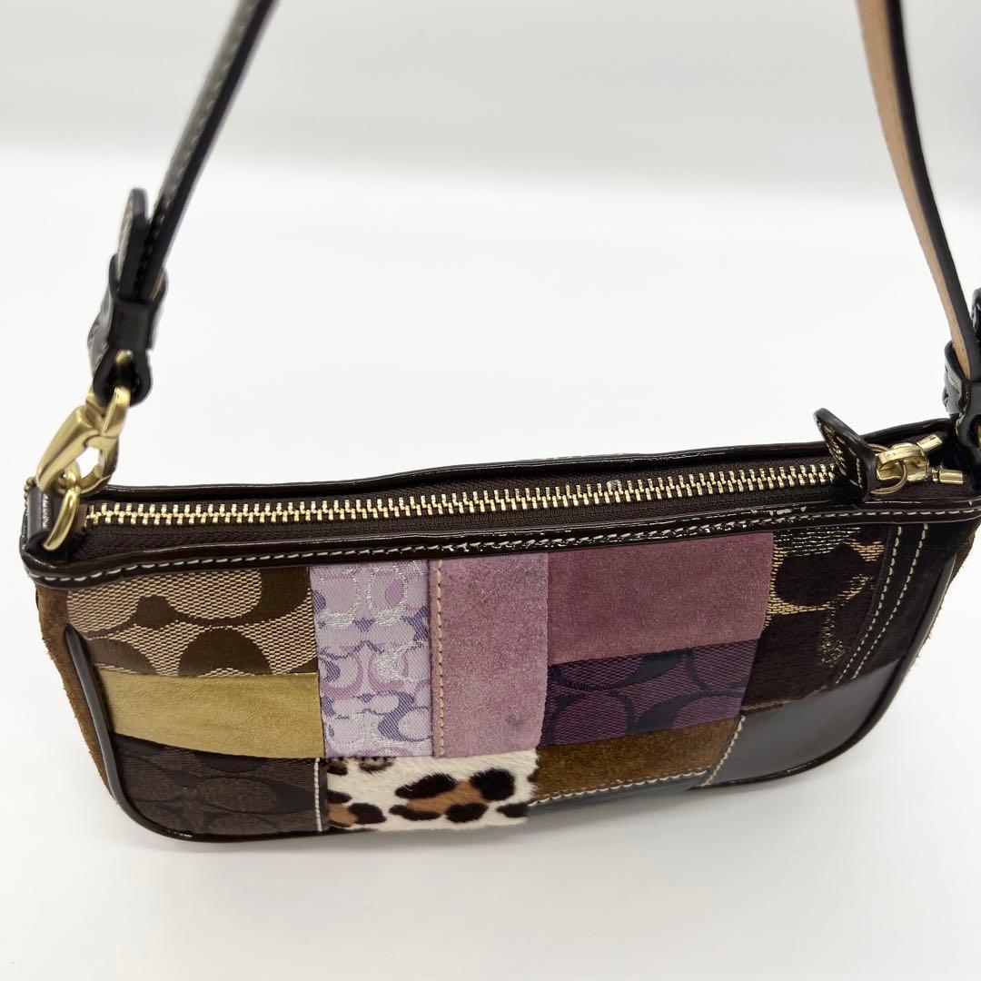 バッグ Coach 7071 Patchwork Accessory pouch y2k