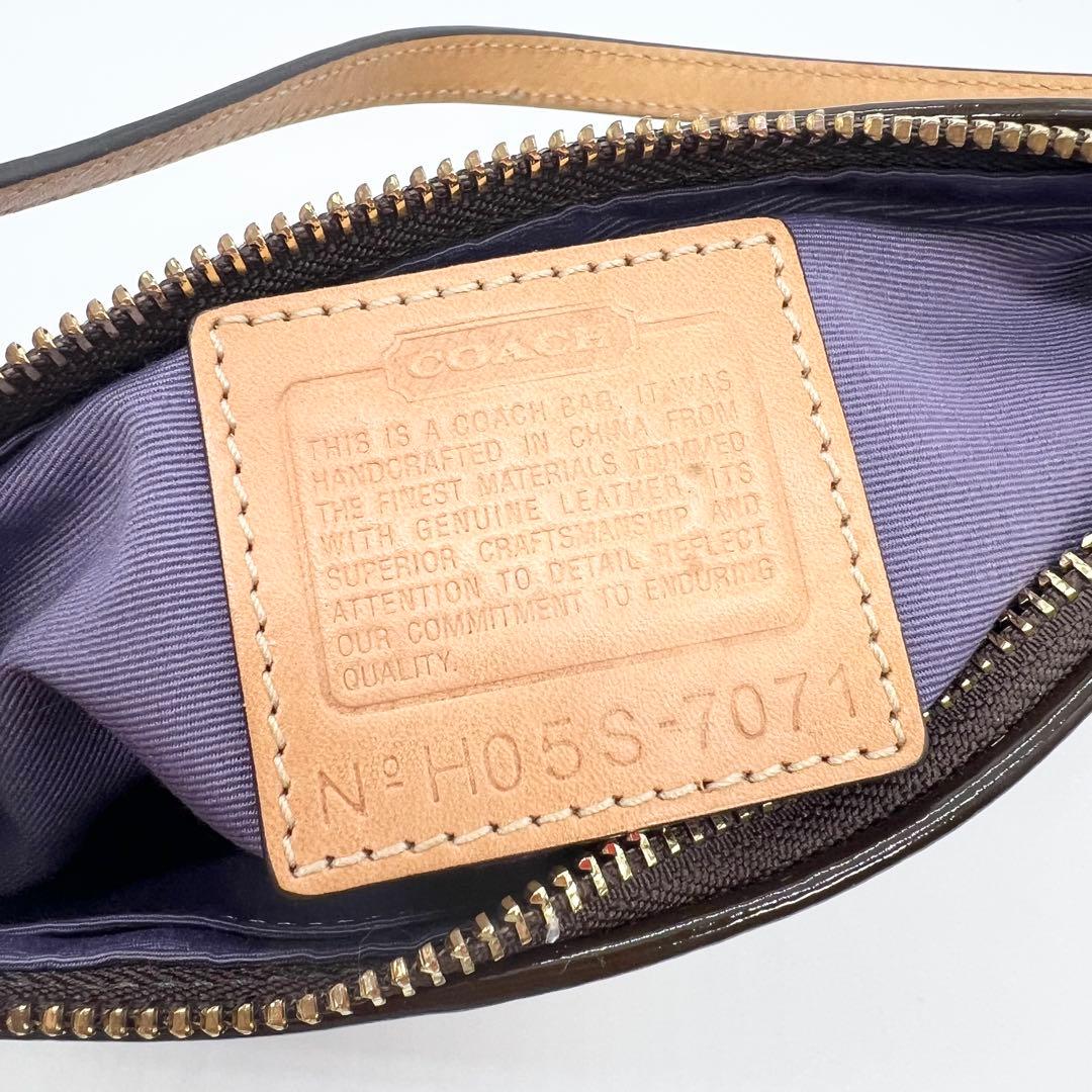 バッグ Coach 7071 Patchwork Accessory pouch y2k