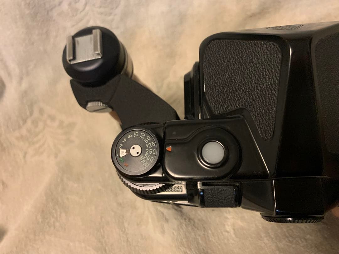 PENTAX 67 レンズ105mm木製グリップ付