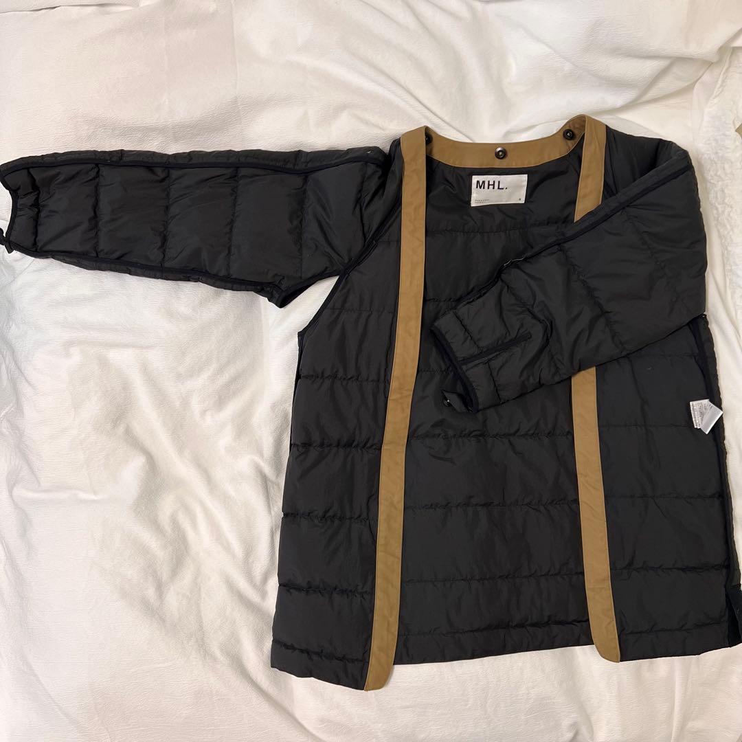 【値下げ中！】MHL. モッズコート フーディ　ダウンライナー付き　　　ベージュ